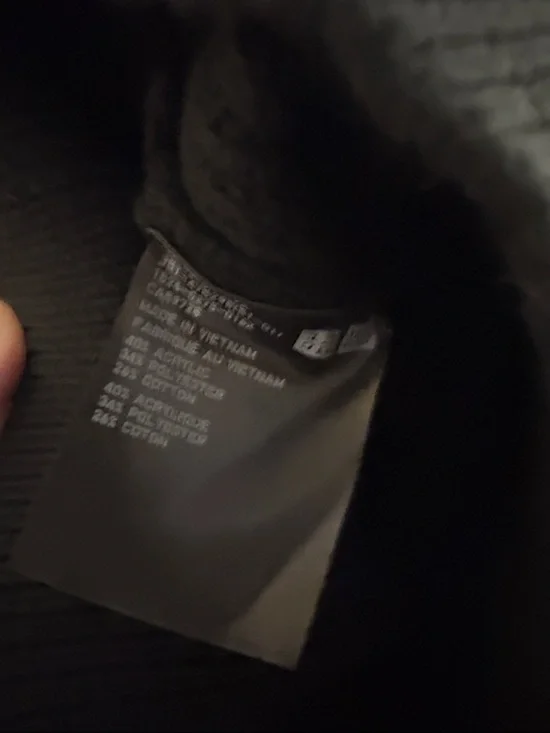 Uniqlo Black Knit Zip Up Sweater Small NWOT - Picture 3 of 6